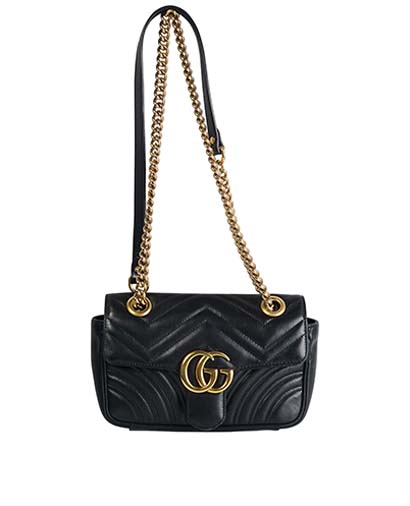 GG Marmont Matelasse Mini Shoulder Bag, front view